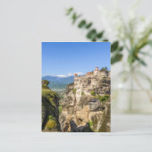 Carte Postale Monastères de Meteora, Grèce (Debout devant)