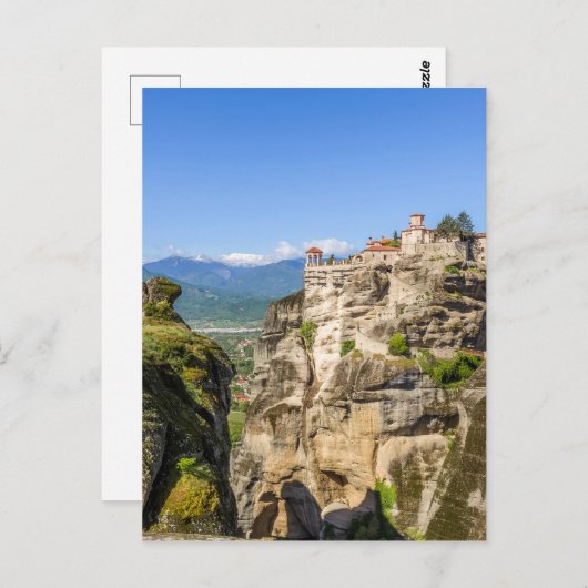 Carte Postale Monastères de Meteora, Grèce (Devant / Derrière)