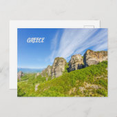 Carte postale Monastères Meteora - Grèce Voyage (Devant / Derrière)