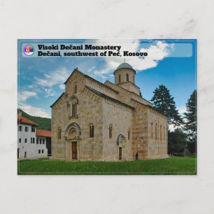 Carte Postale MONASTÈRES SERBES - Monastère de Visoki Dečani