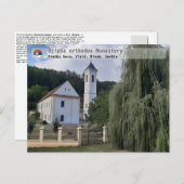Carte Postale MONASTÈRES SERBES - Monastère orthodoxe de Djipša (Devant / Derrière)
