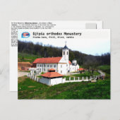 Carte Postale MONASTÈRES SERBES - Monastère orthodoxe de Djipša  (Devant / Derrière)