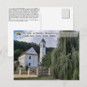 Carte Postale MONASTÈRES SERBES - Monastère orthodoxe Djipša 2 (Devant / Derrière)