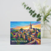 Carte Postale Moncontour France (Debout devant)