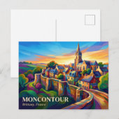 Carte Postale Moncontour France (Devant / Derrière)