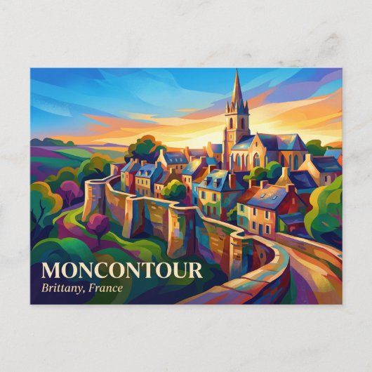 Carte Postale Moncontour France (Devant)