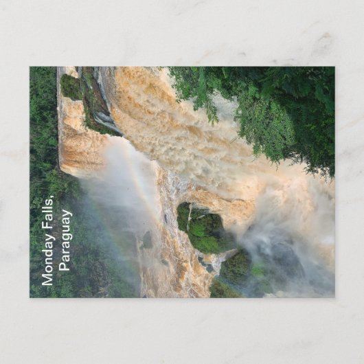 Carte postale Monday Falls, Paraguay (Devant)