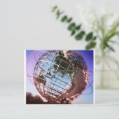 Carte postale Monde à vidange équitable (Debout devant)