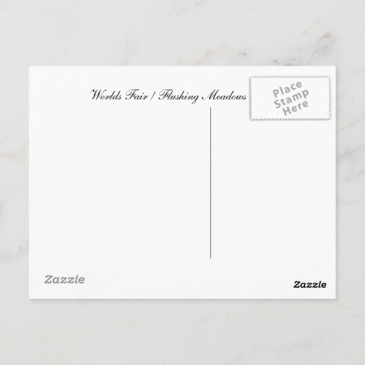 Carte postale Monde à vidange équitable (Dos)