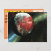 Carte Postale Monde alien (Devant / Derrière)