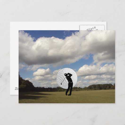 Carte Postale Monde de golf (Devant / Derrière)