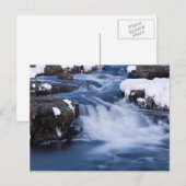 Carte Postale Monde de neige #3 (Devant / Derrière)