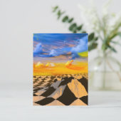 Carte Postale monde des échecs (Debout devant)