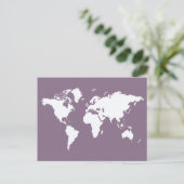 Carte Postale Monde élégant Lavender (Debout devant)