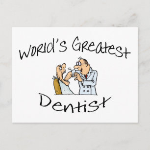 Carte Postale Monde entier plus grand dentiste ouvert