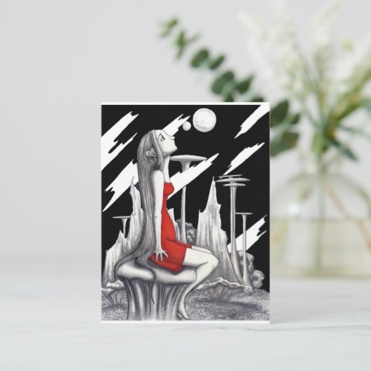 Carte Postale monde étrange (Debout devant)