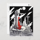 Carte Postale monde étrange (Devant / Derrière)