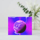 Carte Postale Monde fractal (Debout devant)