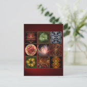 Carte Postale Monde fractal (Debout devant)