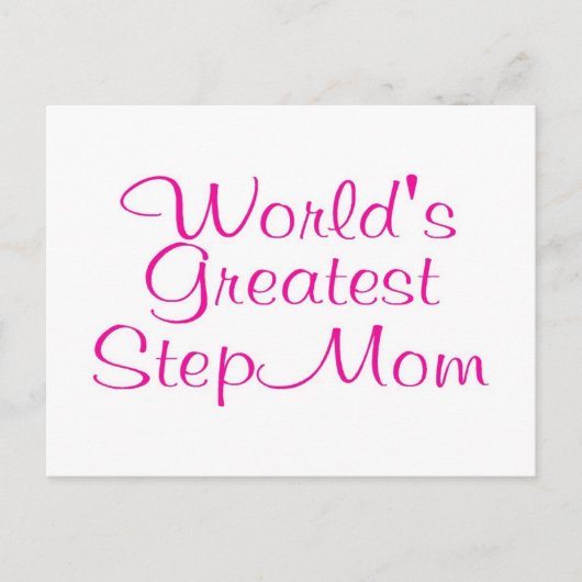 Carte Postale Monde Meilleur pas maman (Devant)