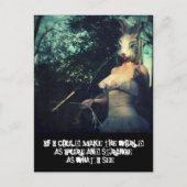 Carte Postale monde pur et étrange (Devant)