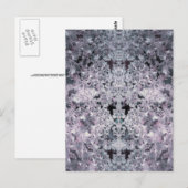 Carte Postale Monde Violet (Devant / Derrière)