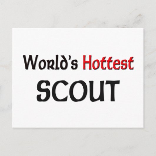 Carte Postale Mondes les plus chauds scout (Devant)