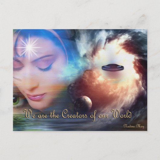 Carte Postale Mondes multidimensionnels (Devant)