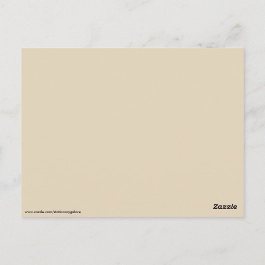 Carte postale mondiale (Dos)