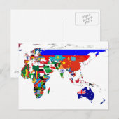 Carte postale mondiale signalée (Devant / Derrière)