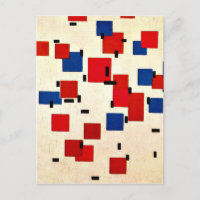 Mondrian - Composition en couleur A