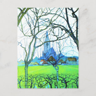 Carte Postale Mondrian - Eglise St Jacob par Piet Mondrian
