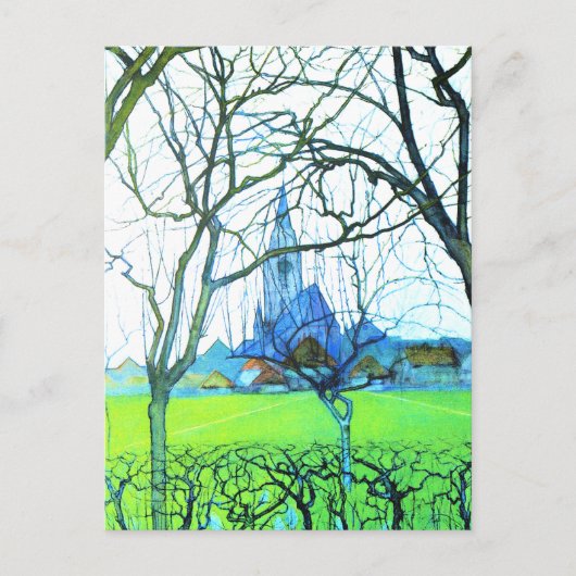 Carte Postale Mondrian - Eglise St Jacob par Piet Mondrian (Devant)
