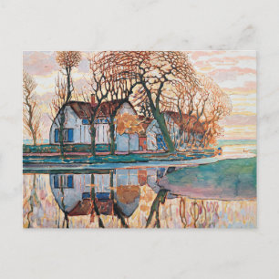 Carte Postale Mondrian, Ferme près de Duivendrecht,