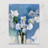 Carte Postale Mondrian - Irises blanches (Devant)