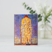 Carte Postale Mondrian - Phare de Westkapelle (Debout devant)