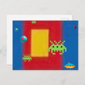 Carte Postale Mondrianos II (Devant / Derrière)