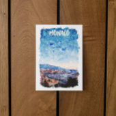 Carte Postale Monégasque Coloré Monaco