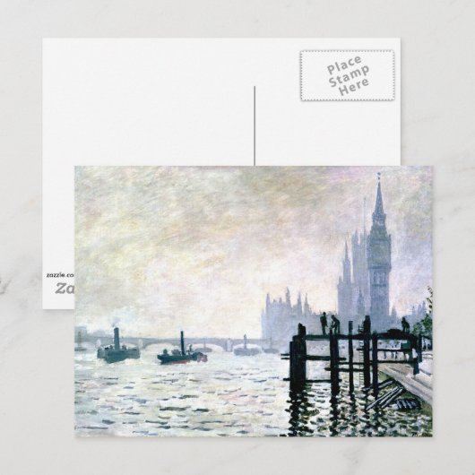 Carte Postale Monet (Devant / Derrière)