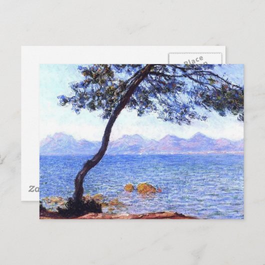 Carte Postale Monet Antibes (Devant / Derrière)