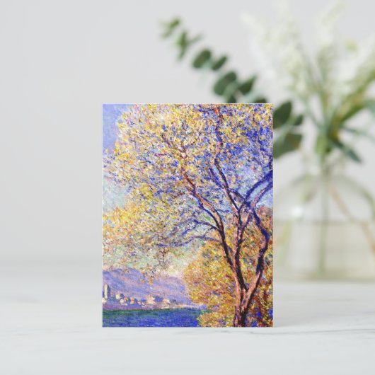 Carte Postale Monet : Antibes vue depuis les jardins de Salis (Debout devant)