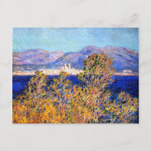Carte Postale Monet - Antibes vue du Cap, Mistral Wind