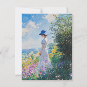 Carte postale Monet Art Vintage