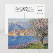 Carte postale Monet Art Vintage (Devant / Derrière)