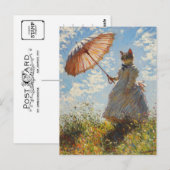 Carte postale Monet Art Vintage (Devant / Derrière)