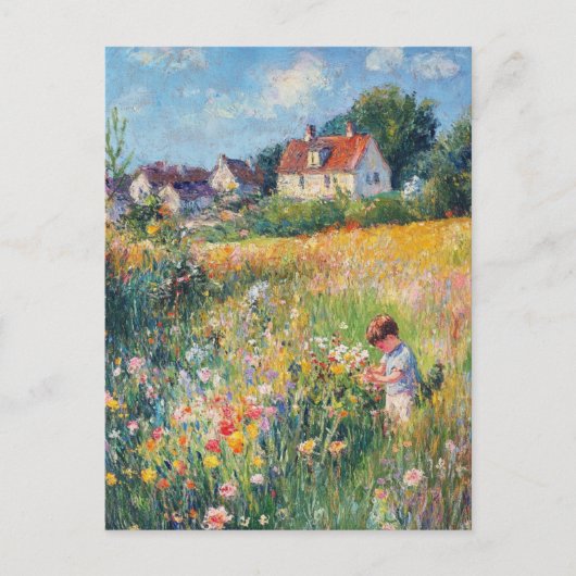 Carte postale Monet Art Vintage (Devant)