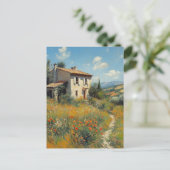 Carte postale Monet Art Vintage (Debout devant)