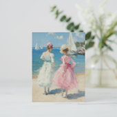 Carte postale Monet Art Vintage (Debout devant)
