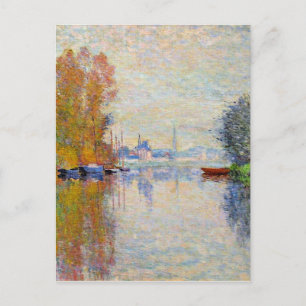 Carte Postale Monet - Automne sur la Seine à Argenteuil 