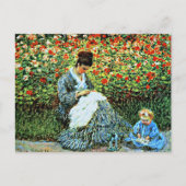 Carte Postale Monet - Camille Monet et Enfant (Devant)